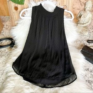 Black Sleeveless Blouse